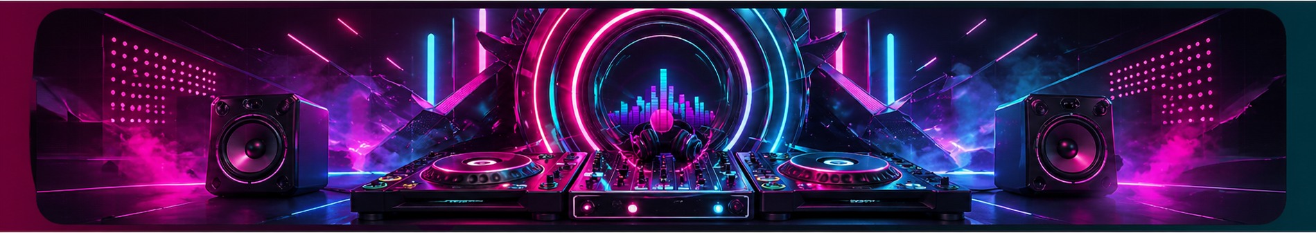 DJHOUSE Live banner 3D